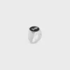 Bague cachet CELINE Sulky en émail et laiton avec finition rhodiée Bague cachet CELINE Sulky en émail et laiton avec finition rhodiée