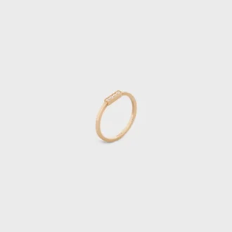 Bague CELINE Line en or jaune et diamants