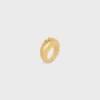 Bague CELINE Sulky en laiton avec finition dorée Bague CELINE Sulky en laiton avec finition dorée