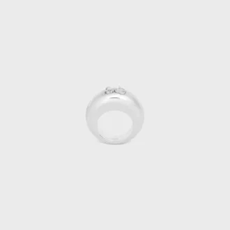 Bague CELINE Sulky en laiton avec finition rhodiée