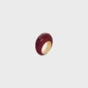 Bague CELINE Sulky en émail et laiton avec finition dorée Bague CELINE Sulky en émail et laiton avec finition dorée