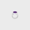 Bague chevalière Triomphe en vernis et laiton avec finition rhodiée Bague chevalière Triomphe en vernis et laiton avec finition rhodiée