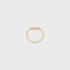 Bague Maillon Triomphe en or jaune et diamants