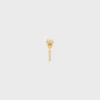 Bague solitaire Triomphe Sparkle en strass et laiton avec finition dorée Bague solitaire Triomphe Sparkle en strass et laiton avec finition dorée