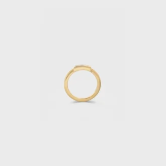 Bague Système en or jaune et diamants