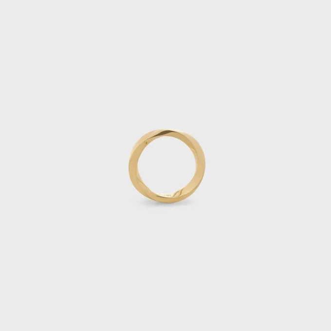 Bague Torsion en or jaune