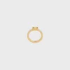 Bague Triomphe en émail et laiton avec finition dorée Bague Triomphe en émail et laiton avec finition dorée