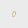 Bague Triomphe en émail et laiton avec finition dorée Bague Triomphe en émail et laiton avec finition dorée
