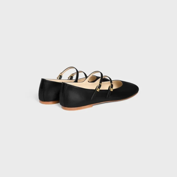 Ballerines CELINE à double bride en cuir d’agneau Ballerines CELINE à double bride en cuir d’agneau