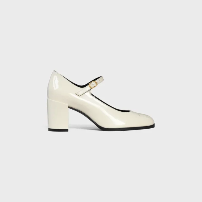 Ballerines CELINE Lily Triomphe perforées en cuir de veau verni Ballerines CELINE Lily Triomphe perforées en cuir de veau verni