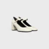 Ballerines CELINE Lily Triomphe perforées en cuir de veau verni Ballerines CELINE Lily Triomphe perforées en cuir de veau verni
