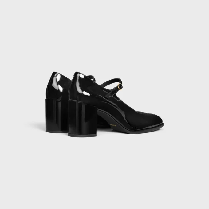 Ballerines CELINE Lily Triomphe perforées en cuir de veau verni Ballerines CELINE Lily Triomphe perforées en cuir de veau verni