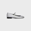 Ballerines City en cuir d’agneau laminé Ballerines City en cuir d’agneau laminé