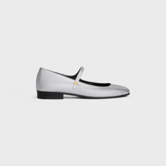Ballerines City en cuir d&rsquo;agneau laminé