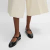Ballerines City en cuir de veau brillant Ballerines City en cuir de veau brillant
