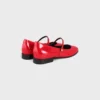 Ballerines City en cuir de veau brillant