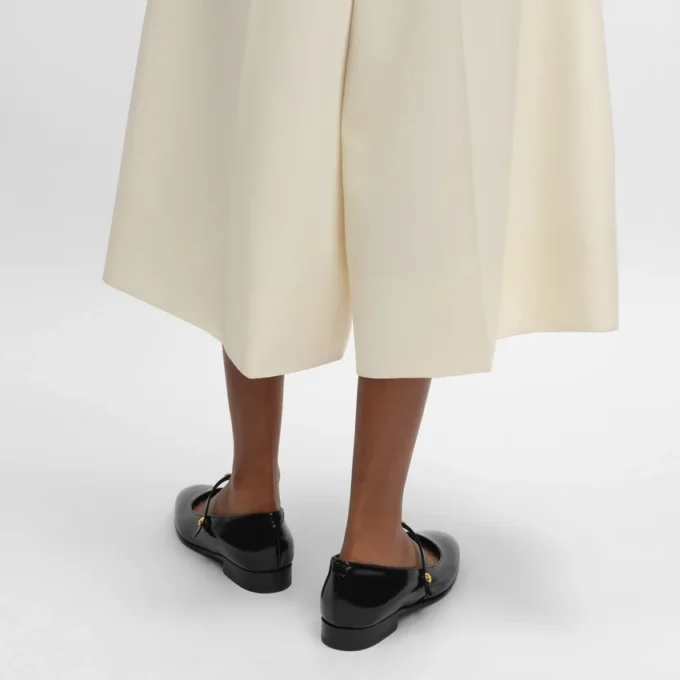 Ballerines City en cuir de veau brillant Ballerines City en cuir de veau brillant
