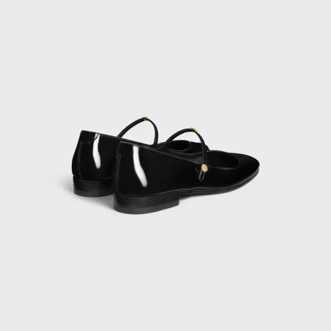 Ballerines City en cuir de veau brillant Ballerines City en cuir de veau brillant