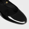 Ballerines City en cuir de veau brillant Ballerines City en cuir de veau brillant