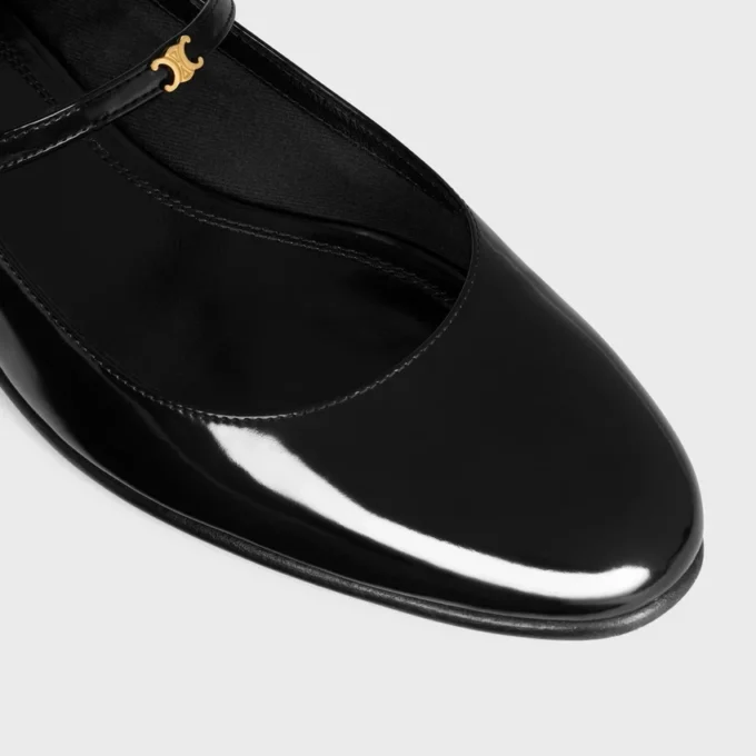 Ballerines City en cuir de veau brillant Ballerines City en cuir de veau brillant