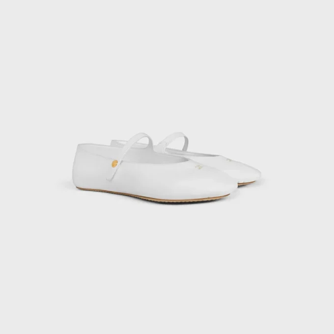 Ballerines en cuir d&rsquo;agneau