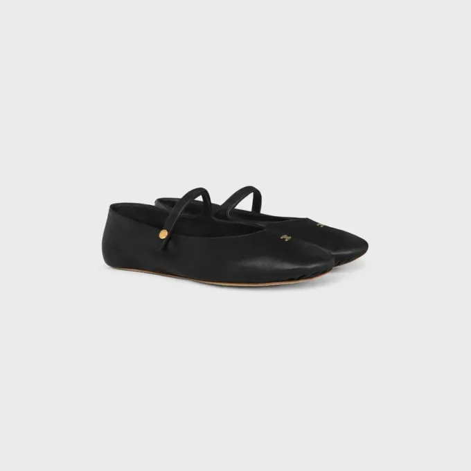 Ballerines en cuir d&rsquo;agneau