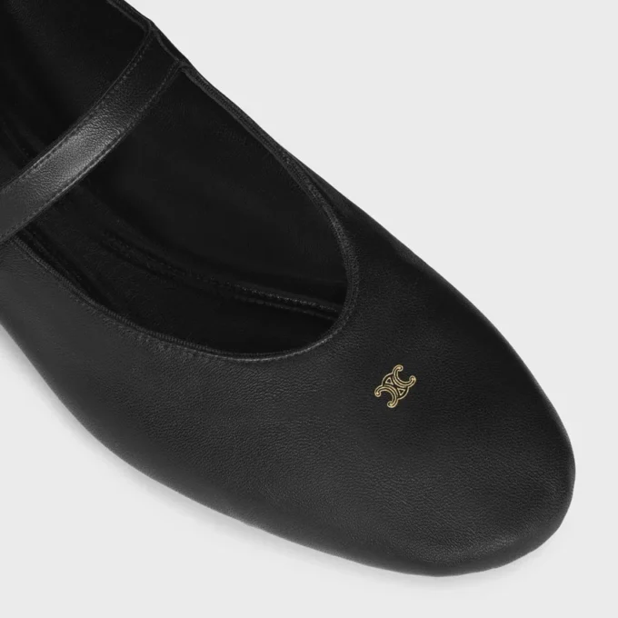 Ballerines en cuir d&rsquo;agneau
