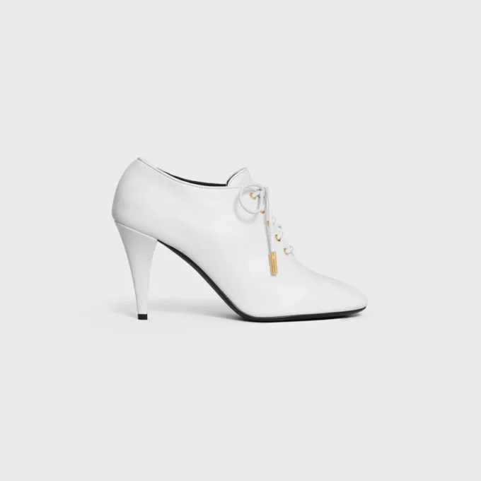 Ballerines à talons et lacets Oxford souples en cuir de veau – Tannage végétal Ballerines à talons et lacets Oxford souples en cuir de veau – Tannage végétal