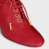 Ballerines à talons et lacets Oxford souples en cuir de veau – Tannage végétal Ballerines à talons et lacets Oxford souples en cuir de veau – Tannage végétal