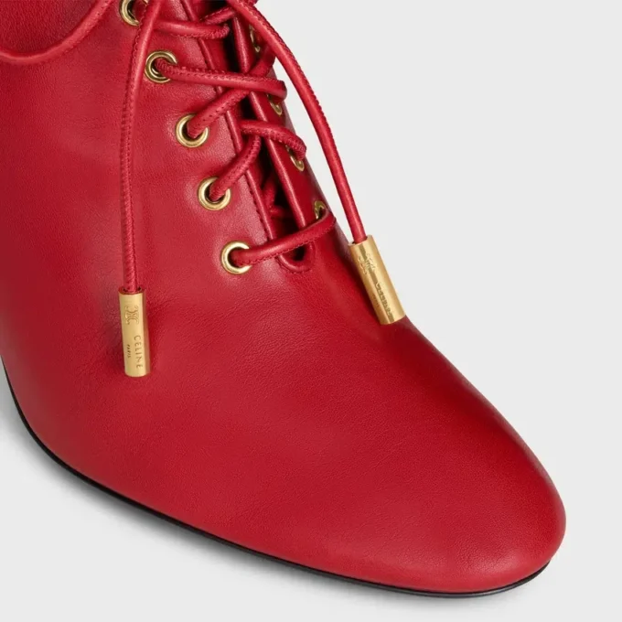 Ballerines à talons et lacets Oxford souples en cuir de veau – Tannage végétal Ballerines à talons et lacets Oxford souples en cuir de veau – Tannage végétal