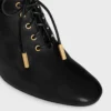 Ballerines à talons et lacets Oxford souples en cuir de veau – Tannage végétal Ballerines à talons et lacets Oxford souples en cuir de veau – Tannage végétal