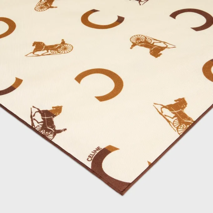 Bandana en twill de soie Bandana en twill de soie