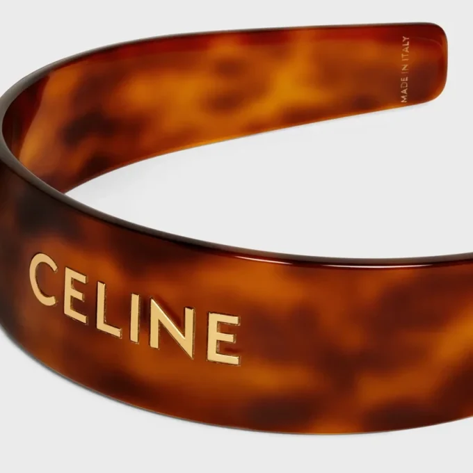 Bandeau CELINE en acétate et acier