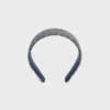 Bandeau CELINE Jacquard Triomphe en coton, polyamide, polyester et cuir de veau
