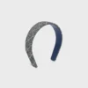 Bandeau CELINE Jacquard Triomphe en coton, polyamide, polyester et cuir de veau