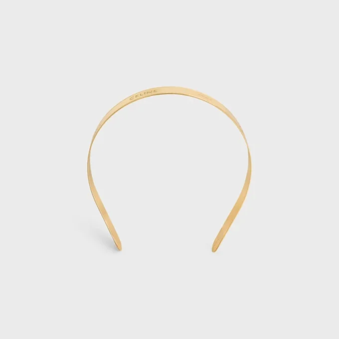 Bandeau fin CELINE Paris en acier