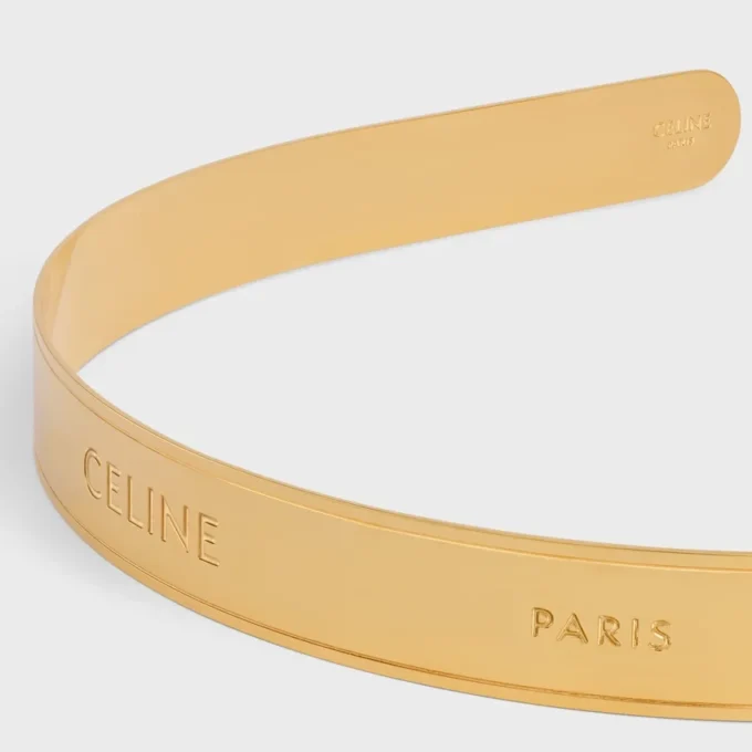 Bandeau fin CELINE Paris en acier