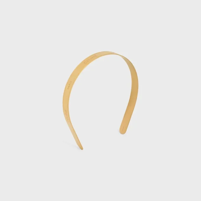 Bandeau fin CELINE Paris en acier