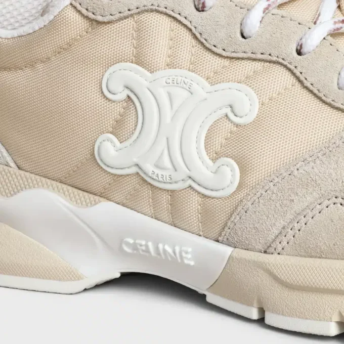 Baskets CELINE Runner Cr-04 en nylon, maille, cuir de veau et daim Baskets CELINE Runner Cr-04 en nylon, maille, cuir de veau et daim
