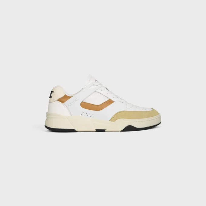 Baskets Ct-09 en cuir de veau, cuir de veau suédé et mesh