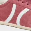 Baskets à lacets basses CELINE Jogger avec motif Triomphe en cuir de veau suédé et cuir de veau