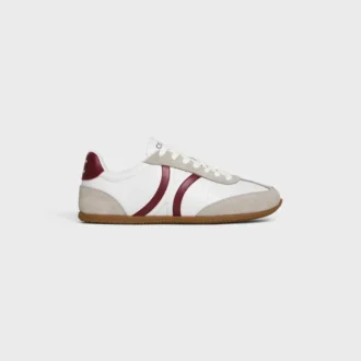 Baskets à lacets basses CELINE Jogger en cuir de veau et daim