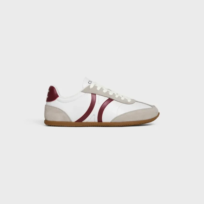 Baskets à lacets basses CELINE Jogger en cuir de veau et daim Baskets à lacets basses CELINE Jogger en cuir de veau et daim