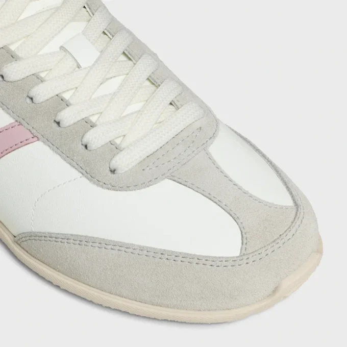 Baskets à lacets basses CELINE Jogger en cuir de veau et daim Baskets à lacets basses CELINE Jogger en cuir de veau et daim