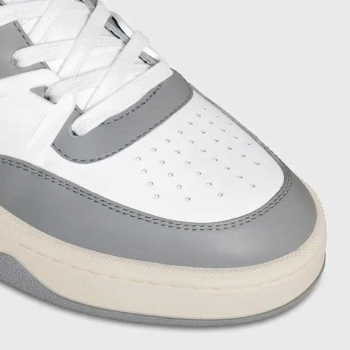 Baskets à lacets basses CELINE Trainer Ct-09 en cuir de veau et mesh