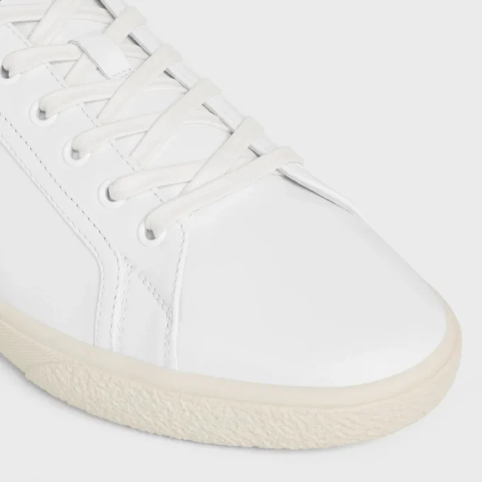Baskets à lacets CELINE Lou Low avec motif Triomphe en cuir d&rsquo;agneau