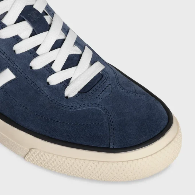 Baskets à lacets CELINE Sunset en daim de veau et cuir de veau