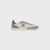 Baskets Racer en nylon, cuir de veau suédé et cuir de veau