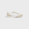 Baskets Racer en nylon, cuir de veau suédé et cuir de veau