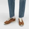 Baskets Racer en nylon, cuir de veau suédé et cuir de veau Baskets Racer en nylon, cuir de veau suédé et cuir de veau